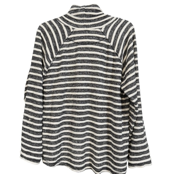 🤍 Style & Co Striped Cowl Neck Pullover XL Cozy Cotton Blend - Picture 3 of 5